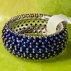 Sapphire Eternity Band